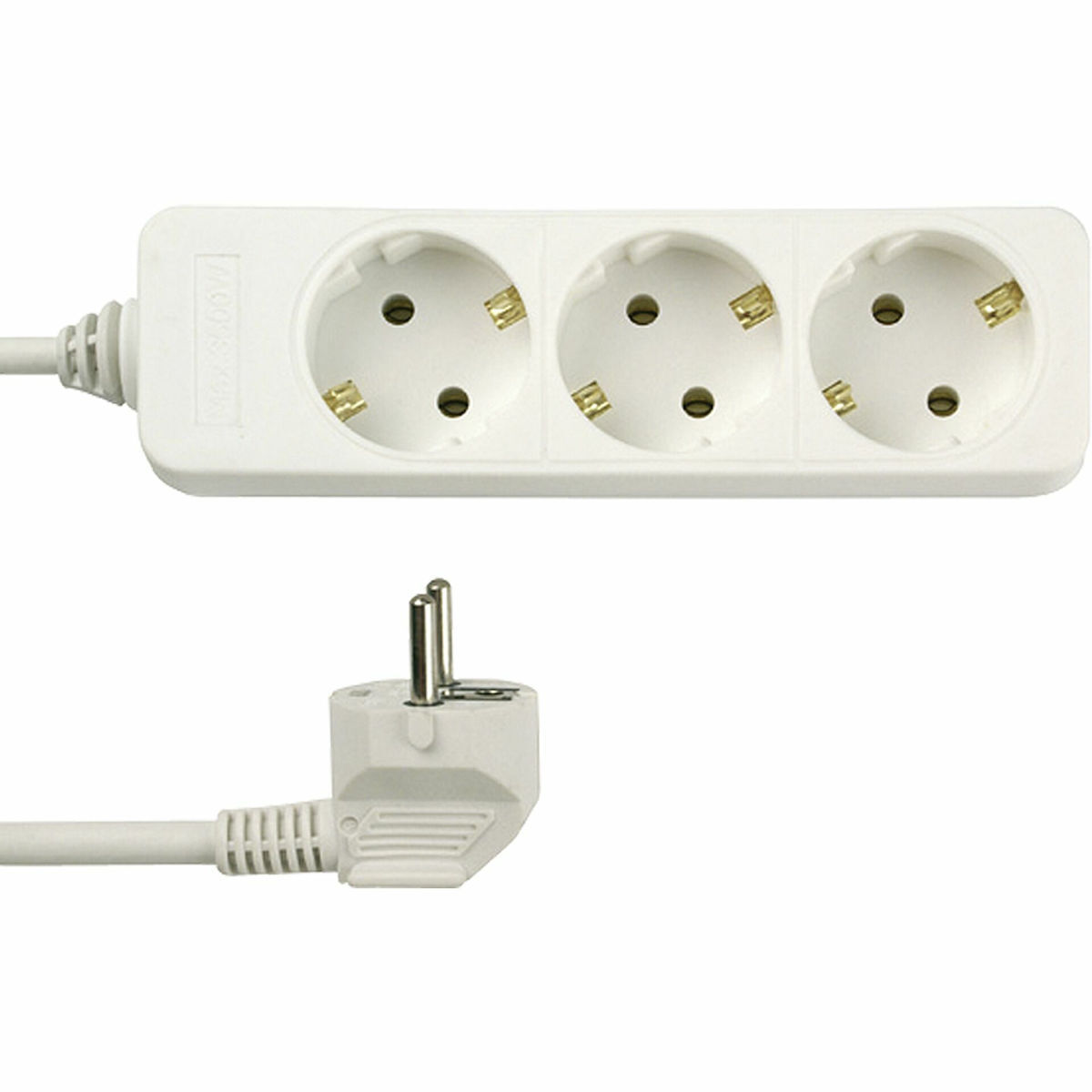 REV Socket Line 3-fold 3m Πολύπριζο 3 Θέσεων με Διακόπτη