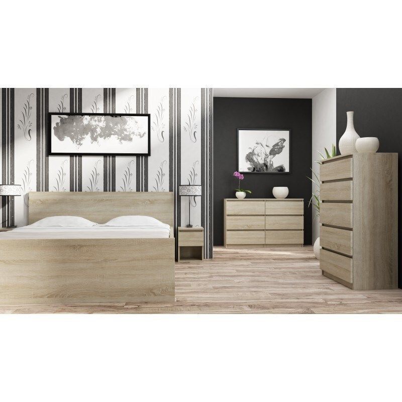 Συρταριέρα Κρεβατοκάμαρας Ξύλινη SONOMA 70x40x112εκ.