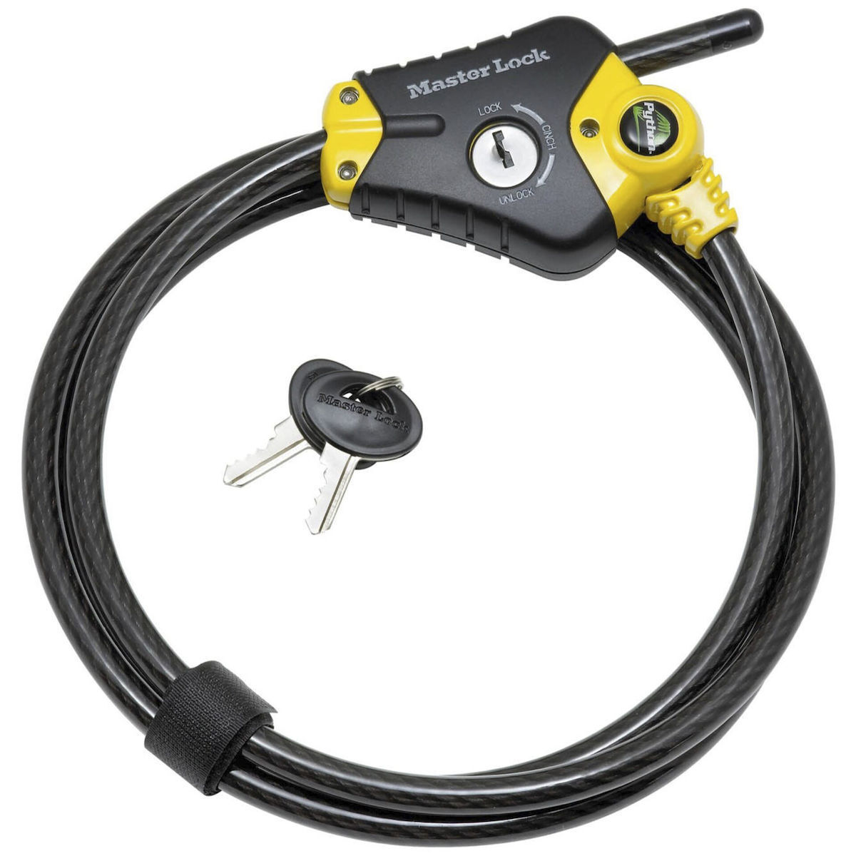 Master Lock Python Κλειδαριά Ποδηλάτου Κουλούρα με Κλειδί