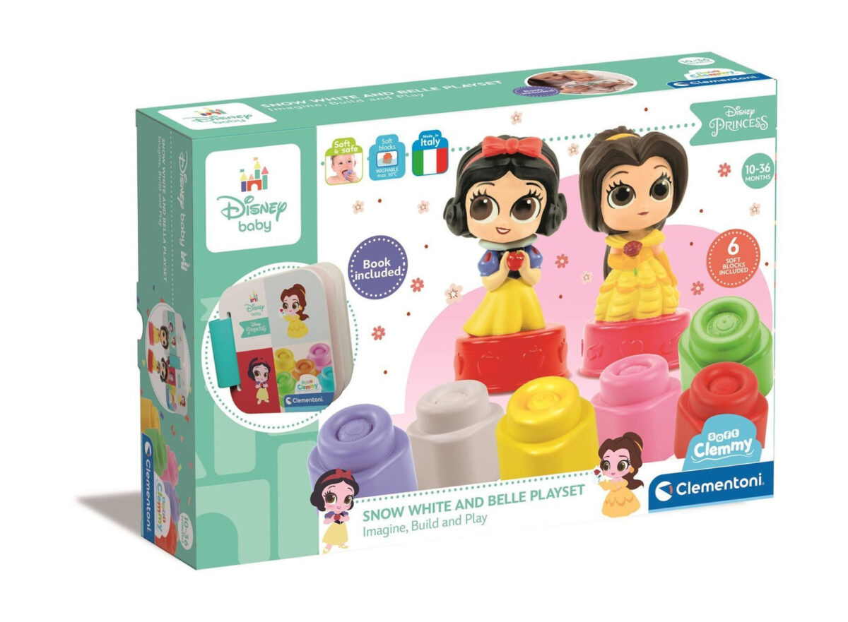 Baby Clementoni Snow White & Belle για 10+ Μηνών 6τμχ - Image 1