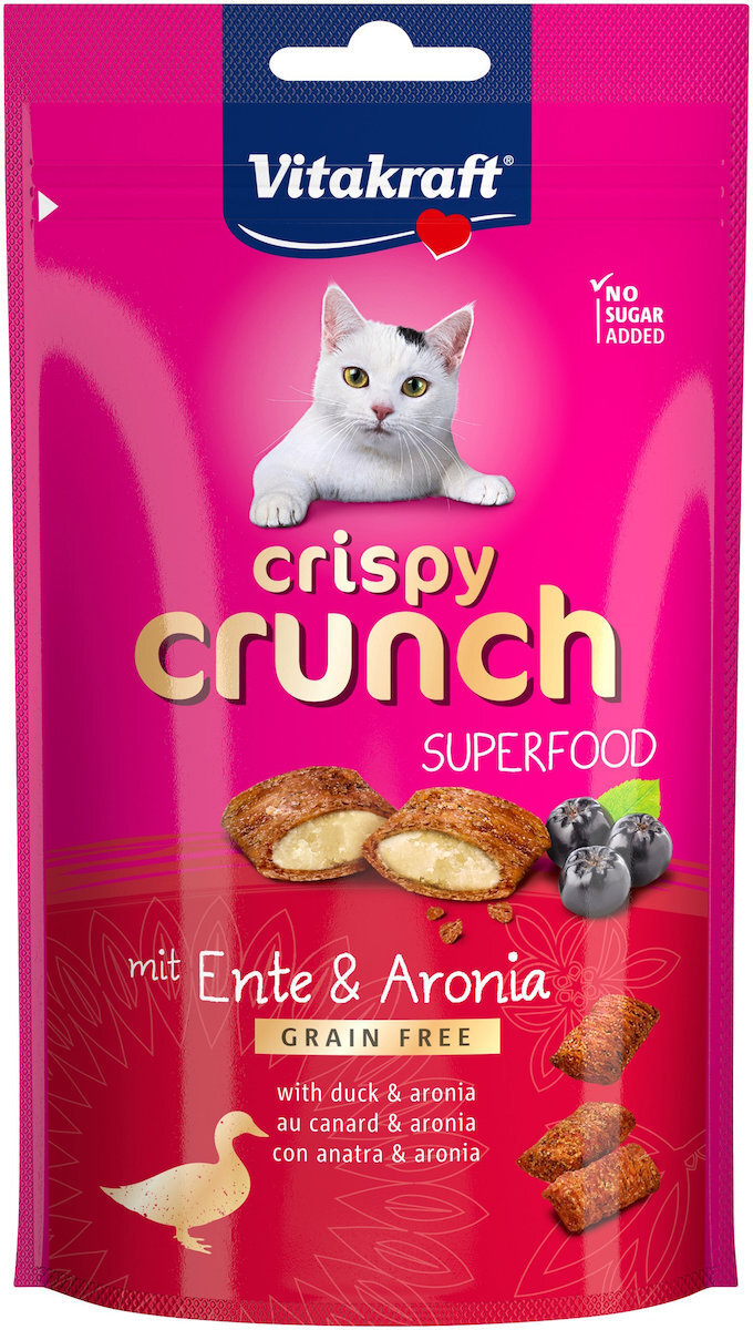 Vitakraft Crispy Crunch Λιχουδιές Σνακ για Ενήλικες Γάτες 60gr