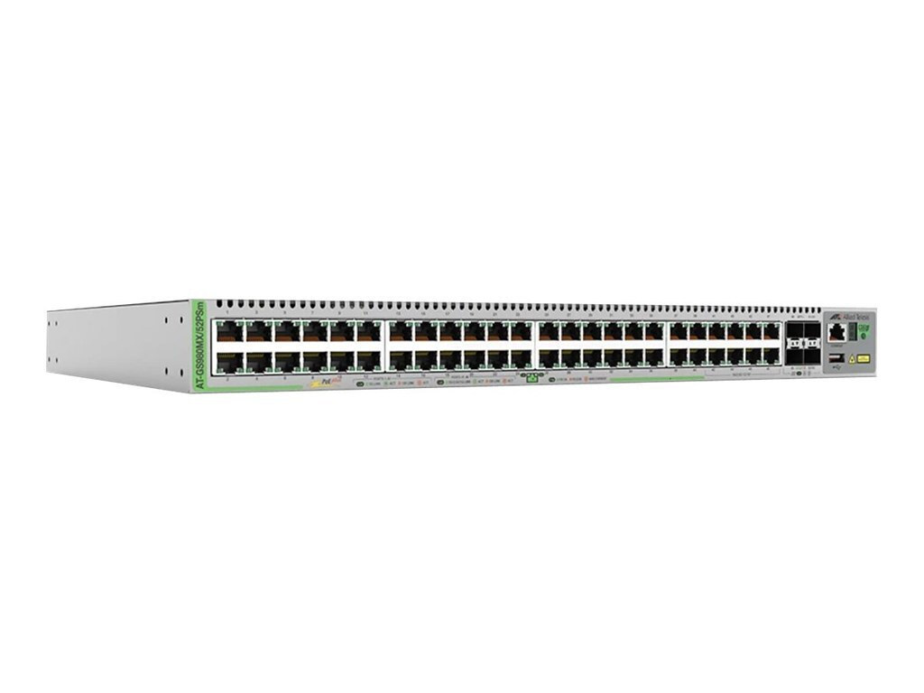Allied Telesis AT-GS980MX/52PSM-50 Managed L3 PoE - Image 1