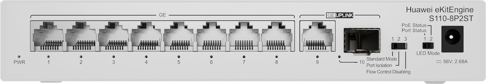 Huawei eKitEngine S110-8P2ST Managed L2 PoE+
