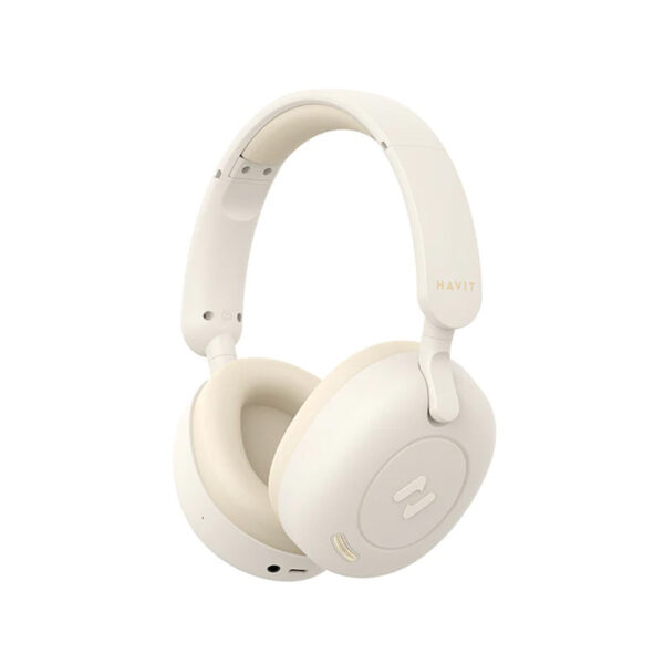 Havit H628BT Bluetooth / 3.5mm με 9 ώρες Λειτουργίας Μπεζ