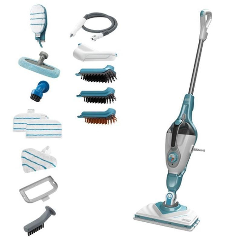 Black & Decker SteaMitt Ατμοκαθαριστής Πίεσης 0.5bar με Κοντάρι Aqua
