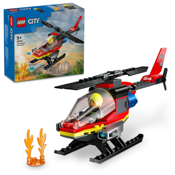 Lego City Fire Rescue Helicopter για 5+ Ετών