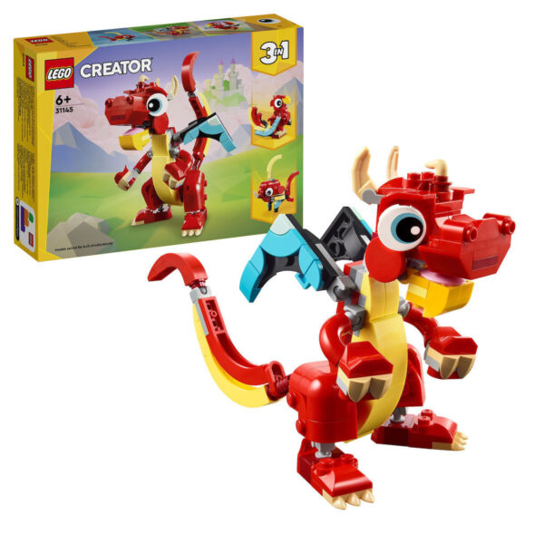 Lego Creator Red Dragon για 6+ Ετών