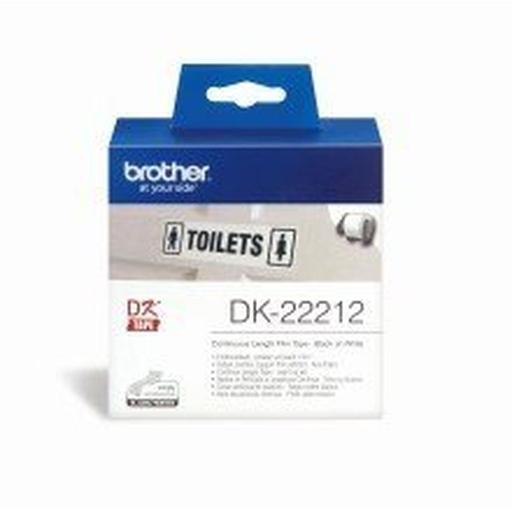 Brother Ταινία Ετικετογράφου 15.2m x 62mm σε Μαύρο Χρώμα - Image 1