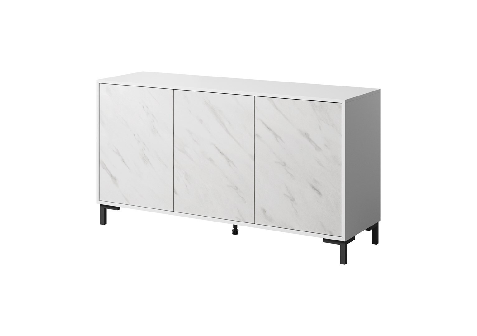 Μπουφές Marmo Ξύλινος με Συρτάρια 150x45x80.5cm