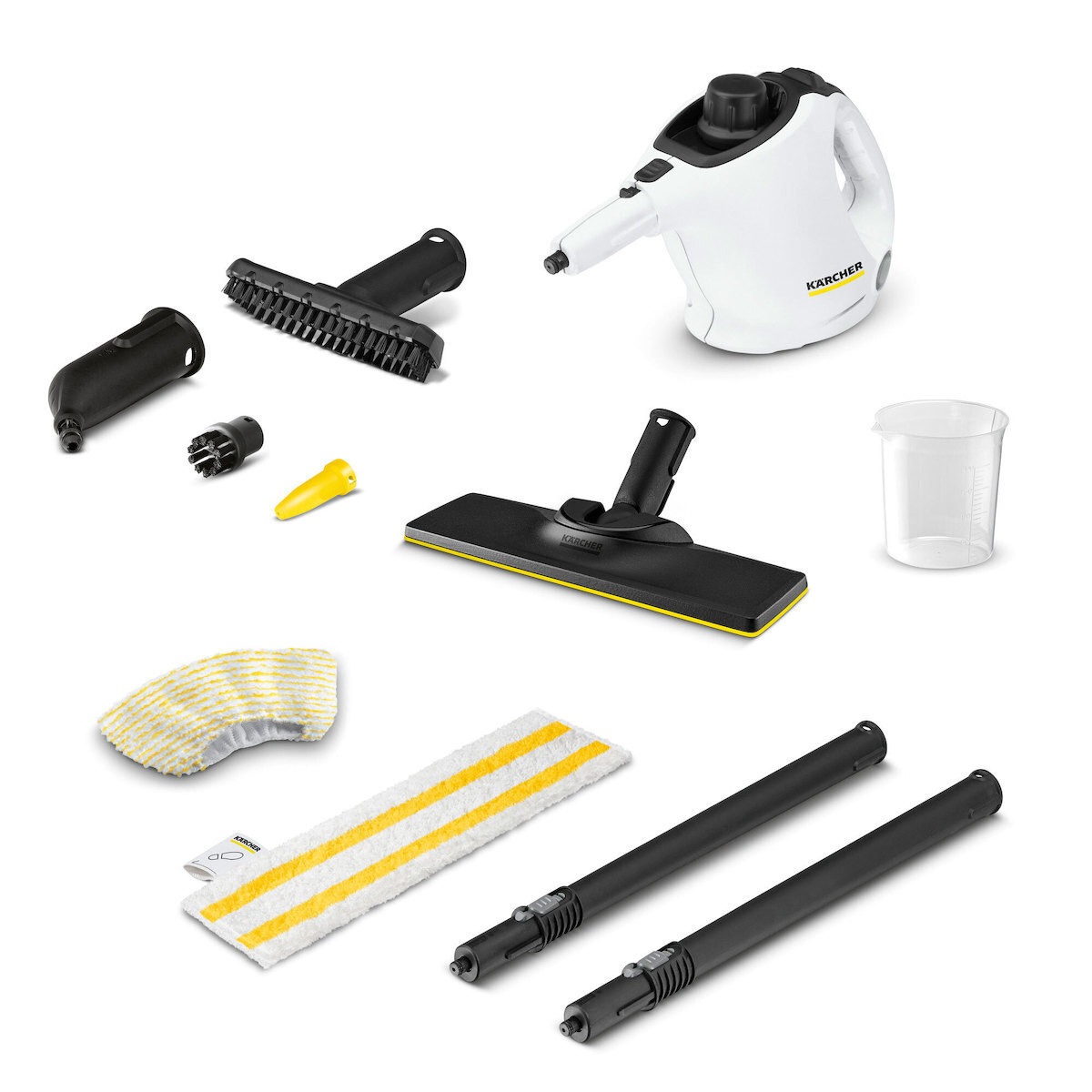 Karcher SC 1 EasyFix Ατμοκαθαριστής Πίεσης 3bar με Ρόδες και Κοντάρι