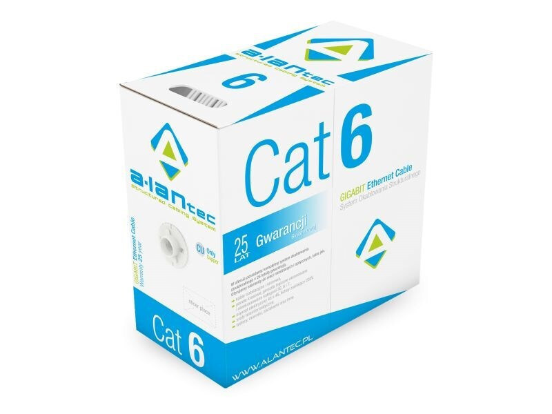 A-LAN U/UTP Cat.6 Καλώδιο Δικτύου Ethernet 305m