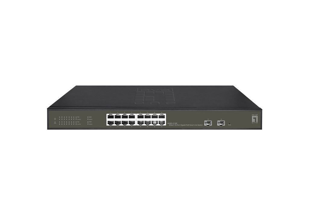 Level One GES-2118P L2 PoE+ - Image 1