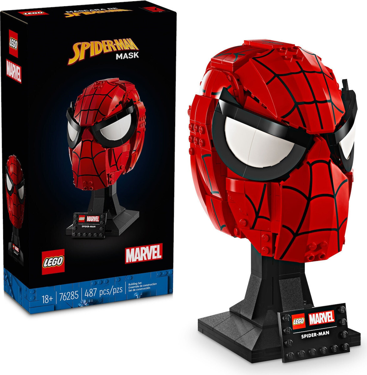 Lego Spider-Man Spider-Man's Mask για 18+ Ετών 487τμχ