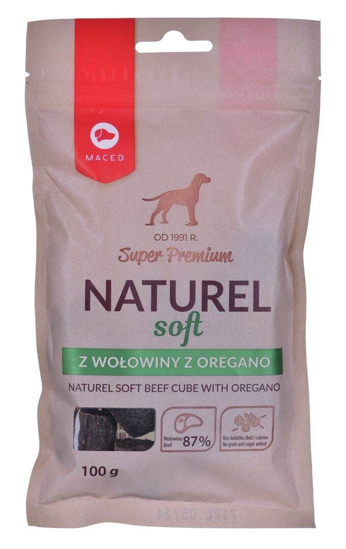 Maced Naturel Soft Λιχουδιά Σκύλου με Κρέας 100gr