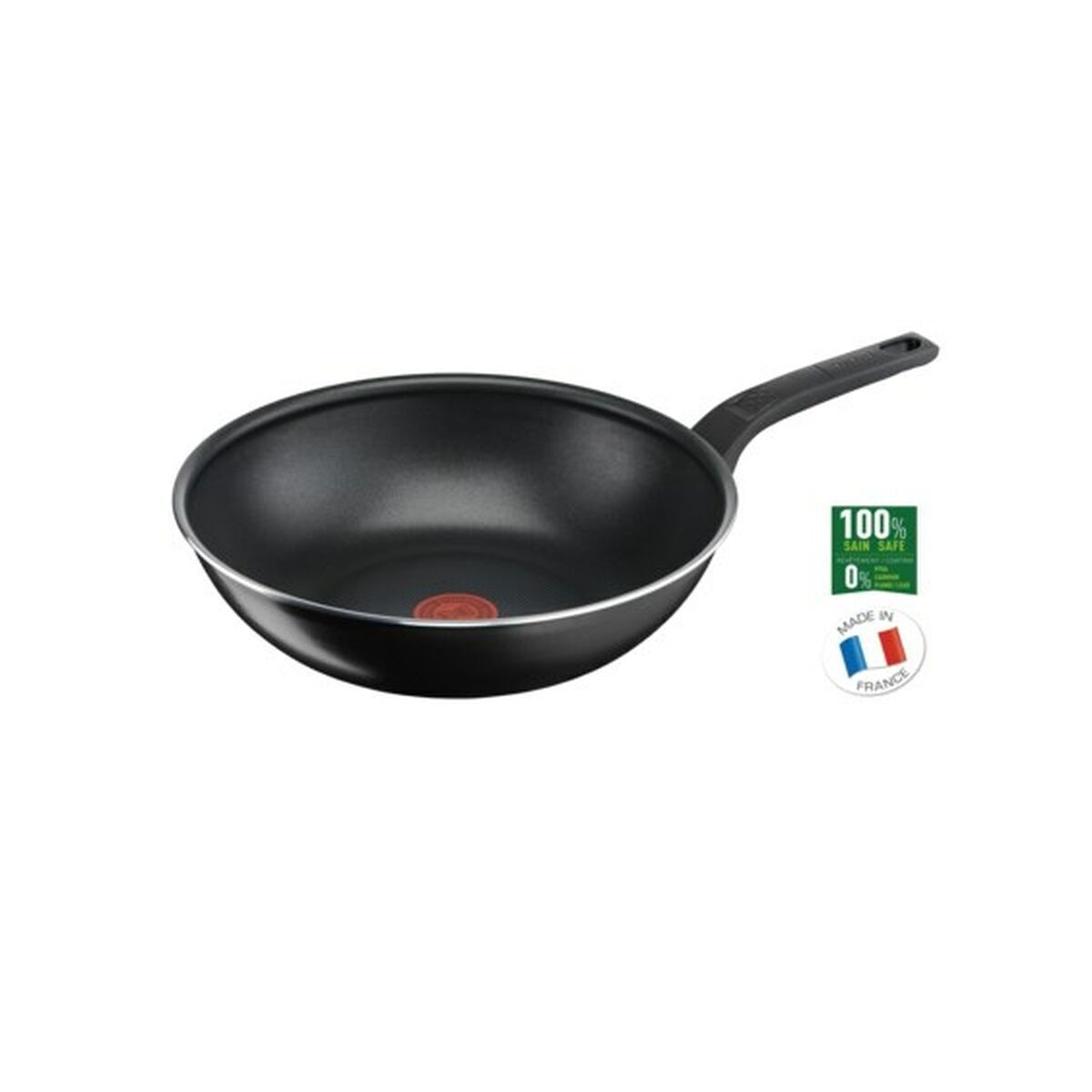 Tefal Simply Clean 28cm Wok Αλουμινίου με Αντικολλητική Επίστρωση