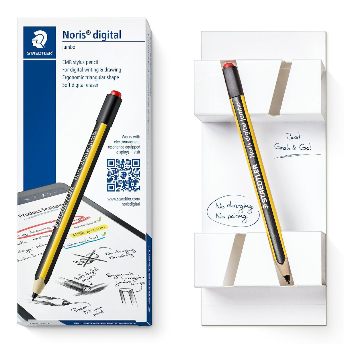Staedtler Noris Digital Jumbo Black, Yellow