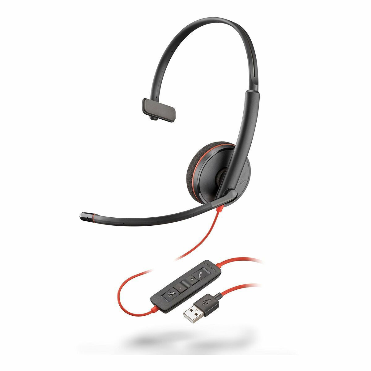 Plantronics Blackwire 3210 Multimedia Ακουστικά με μικρόφωνο και σύνδεση USB-A - Image 1