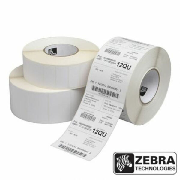 Zebra Ταινία Ετικετογράφου σε Λευκό Χρώμα