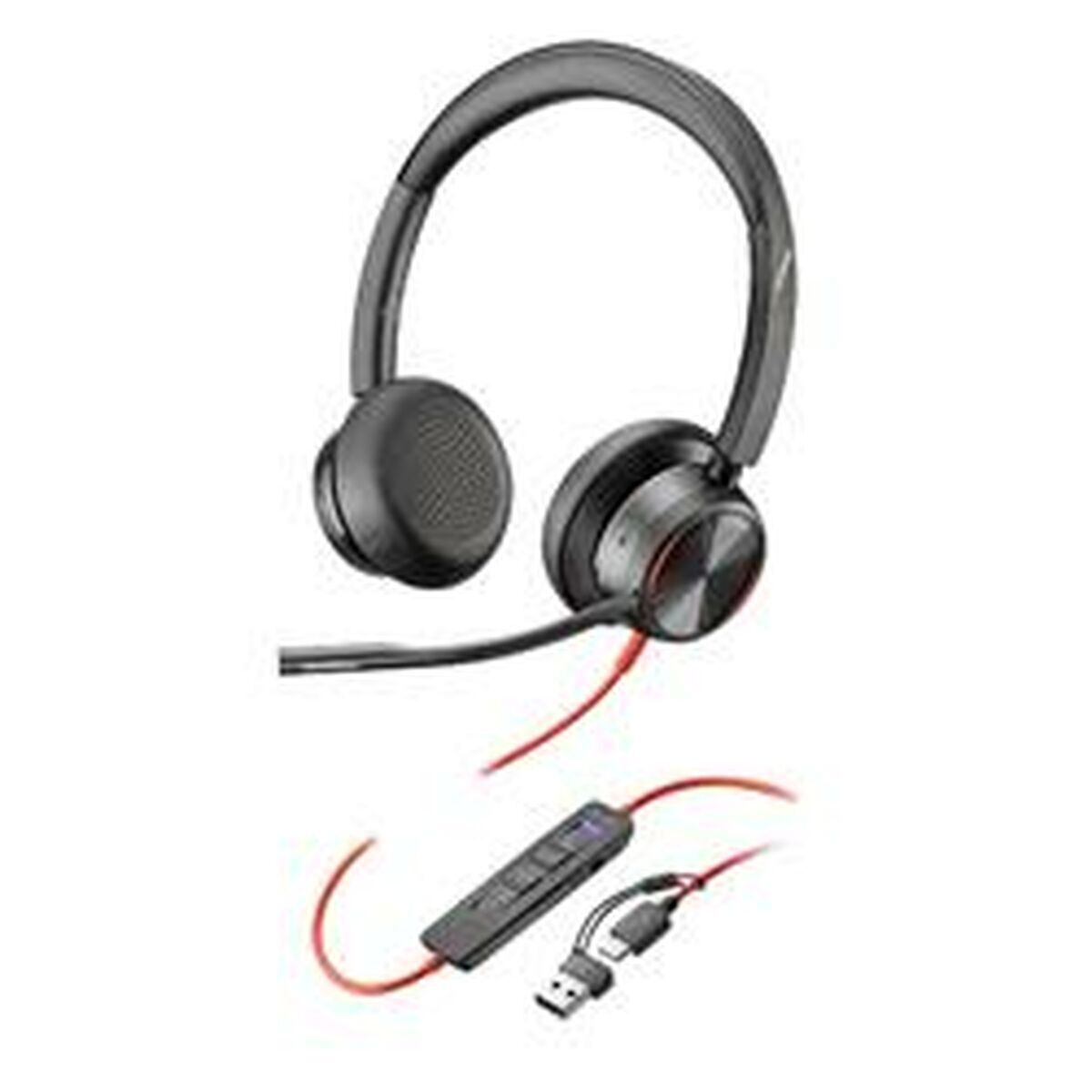 Poly Blackwire 8225 On Ear Multimedia Ακουστικά με μικρόφωνο και σύνδεση USB-A / USB-C - Image 1