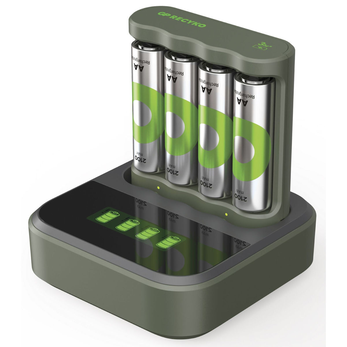 GP Batteries ReCyko B441 Φορτιστής 4 Μπαταριών Ni-MH Μεγέθους AA