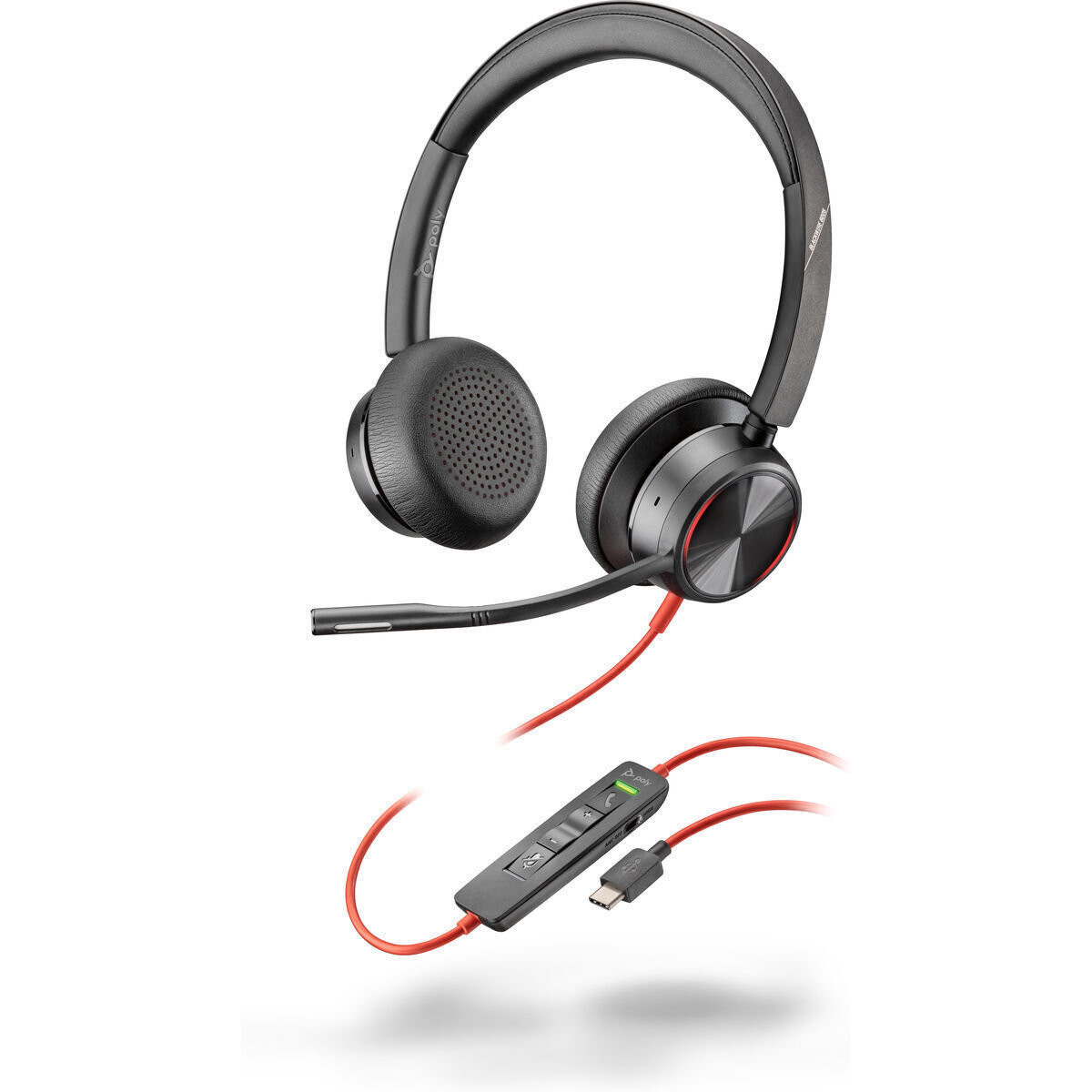 Poly Blackwire 8225 On Ear Multimedia Ακουστικά με μικρόφωνο και σύνδεση USB-C - Image 1