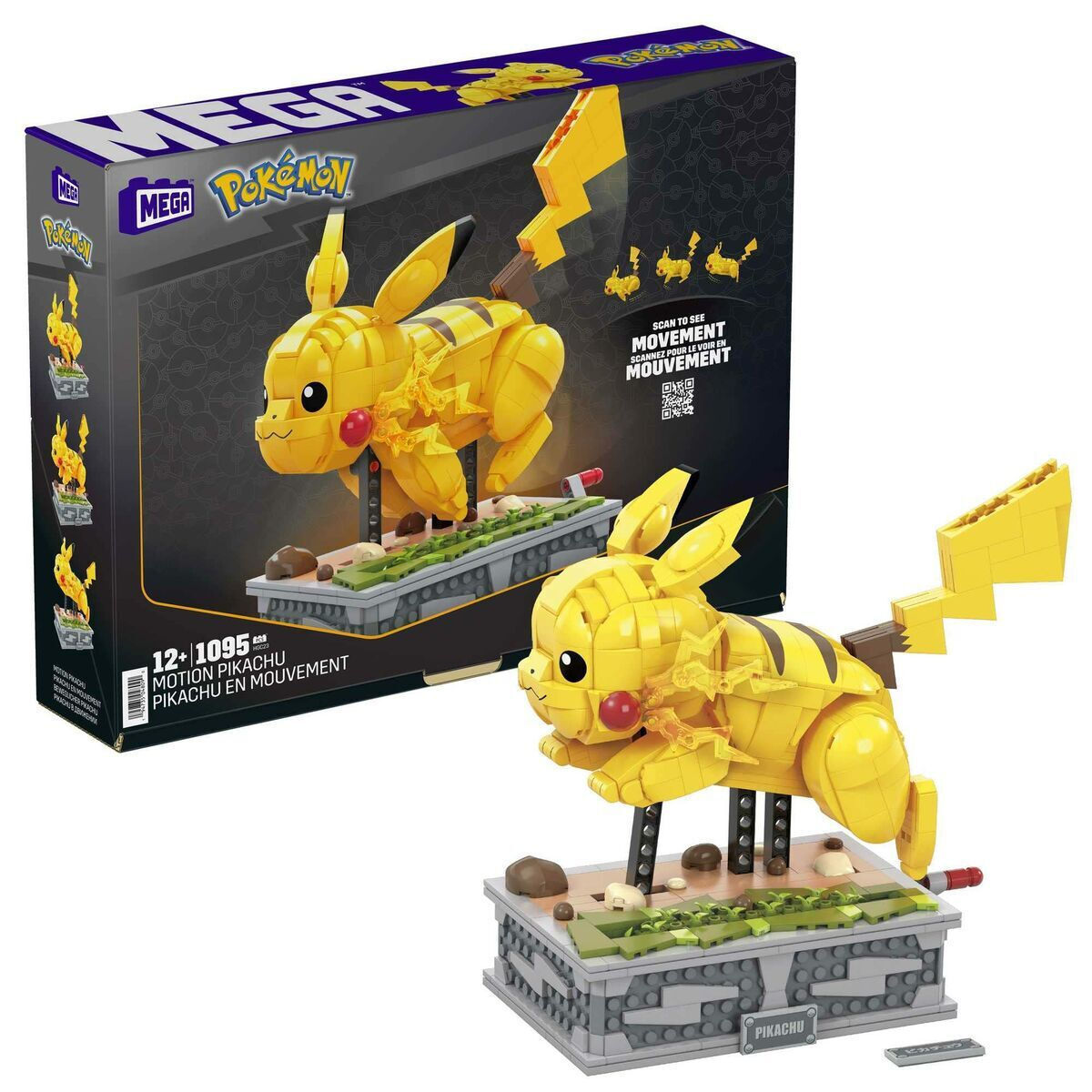 Mega Bloks Pokémon Motion Pikachu για 12+ Ετών 1095τμχ