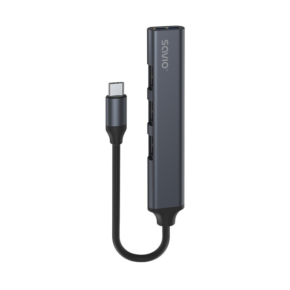 Savio Hub 4 Θυρών με σύνδεση USB-C