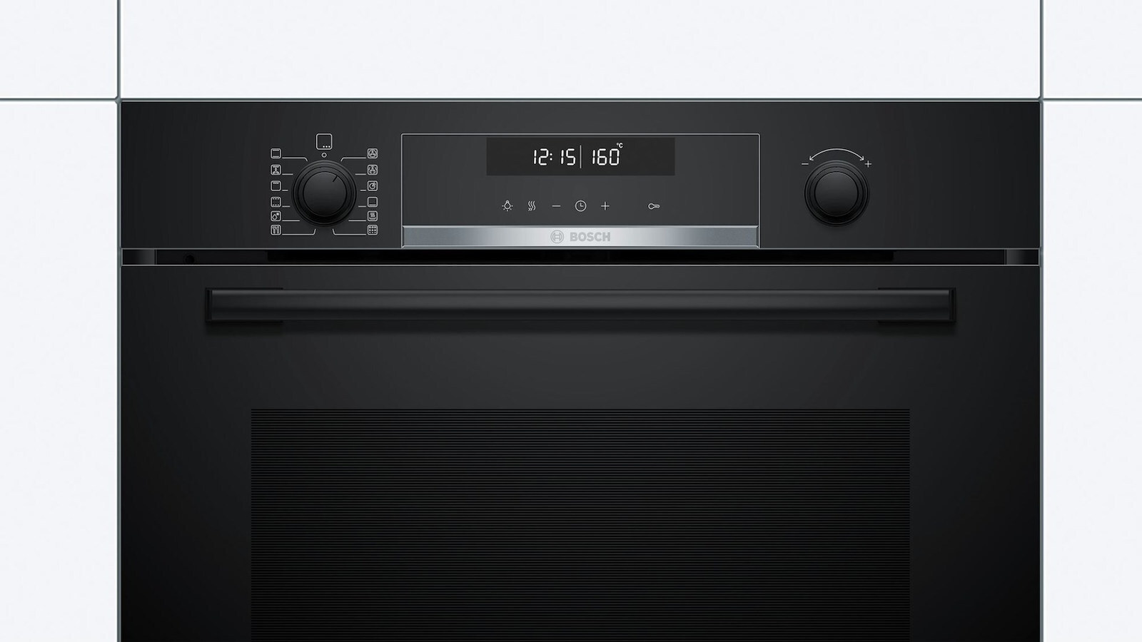 Bosch Άνω Πάγκου Μαύρος HBA578BB0