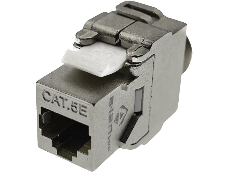 Rj45 Keystone Module Tool-less Stp Cat.5e Poe+ Alantec Intertek Usa Quality Test