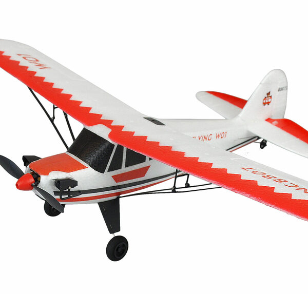 Amewi Piper J3 Cup Gyro Τηλεκατευθυνόμενο Αεροπλάνο Κίτρινο