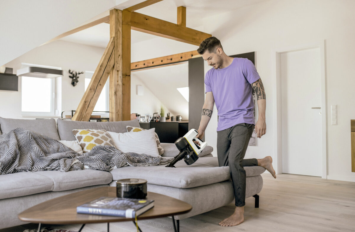 Karcher Vc 4 Cordless Myhome Επαναφορτιζόμενη Λευκή - Image 4