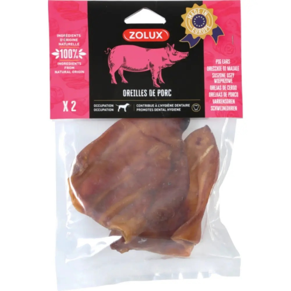 Zolux Λιχουδιά Σκύλου Αυτί από Χοιρινό 80gr