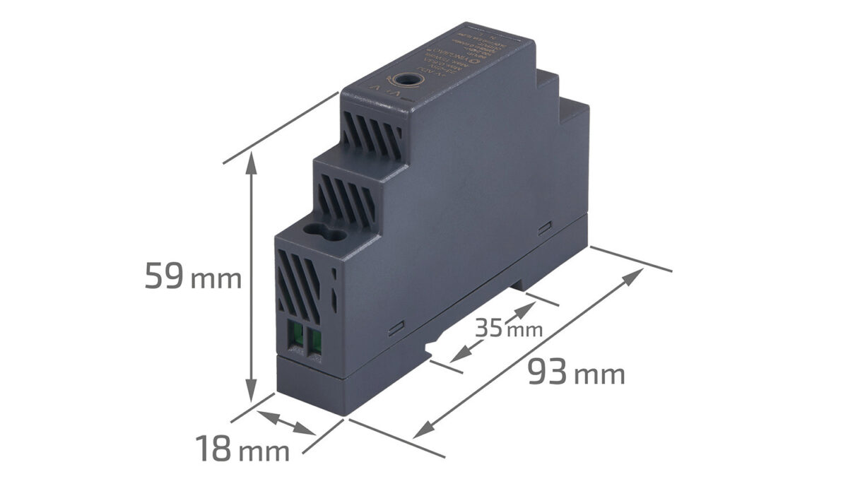 Τροφοδοτικό Ράγας με Έξοδο 12V και Ισχύ 15W 1.25A - Image 9