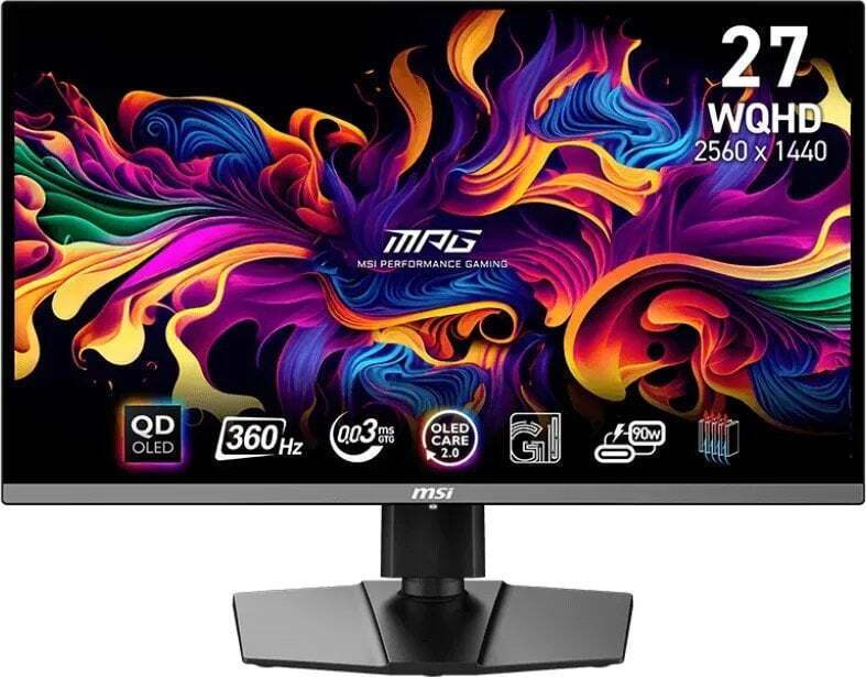 20240529164408_msi_271qrx_qd_oled_gaming_monitor_26_5_qhd_2560by1440_360hz_me_chrono_apokrisis_0_03ms_gtg MSI 271QRX 26.5" QD-OLED QHD 2560x1440 - Image 1