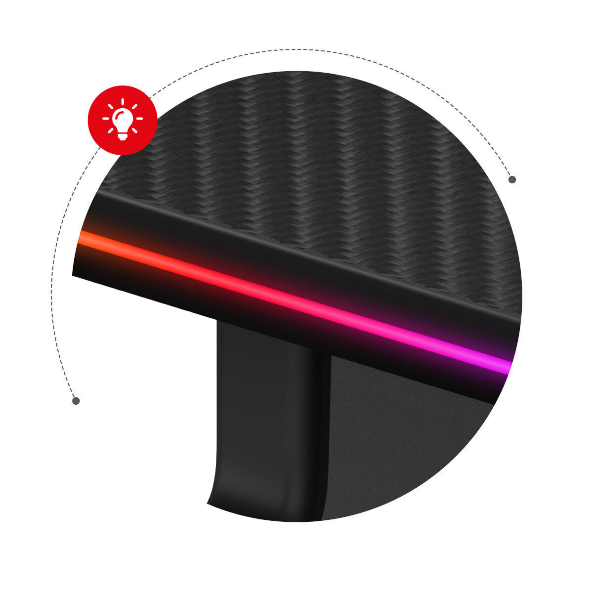 20240531124557_9dda6efd Ηλεκτρικό Γραφείο Hero 8.2 RGB με Ρυθμιζόμενο Ύψος & LED 120x60x72εκ. Black - Image 4