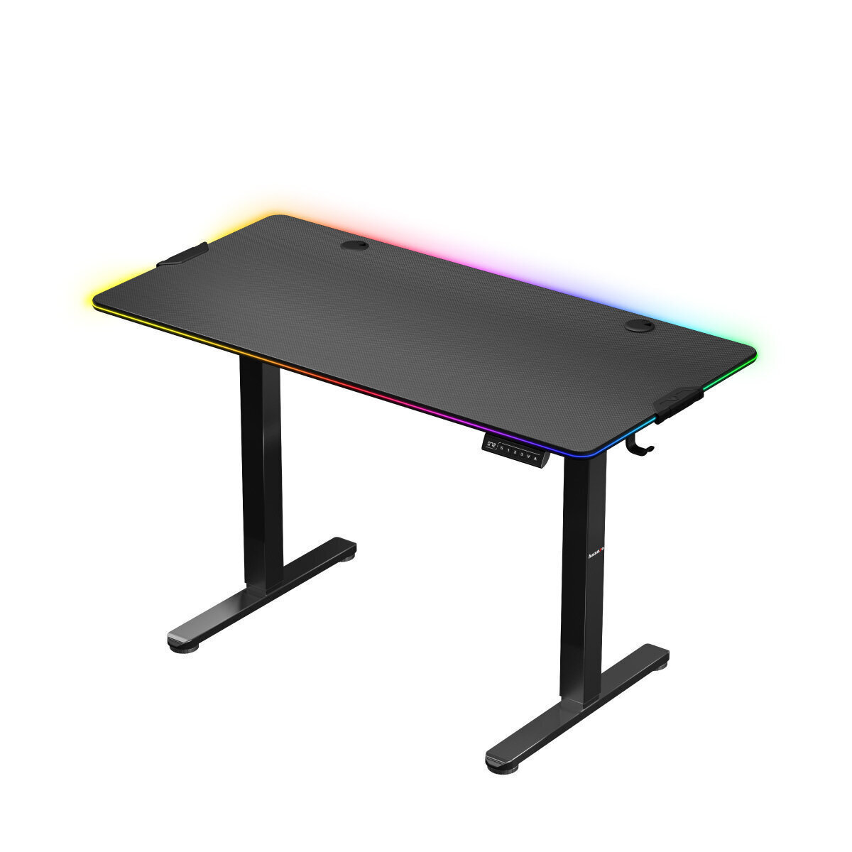 20240531124604_1d4f6e74 Ηλεκτρικό Γραφείο Hero 8.2 RGB με Ρυθμιζόμενο Ύψος & LED 120x60x72εκ. Black - Image 5