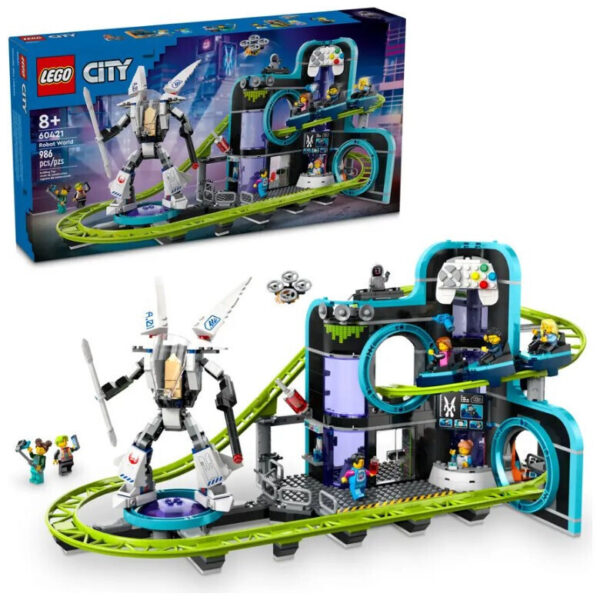 Lego City Robot World Roller-Coaster Park για 8+ Ετών