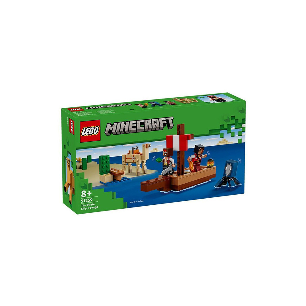 Lego Minecraft The Pirate Ship Voyage για 8+ Ετών