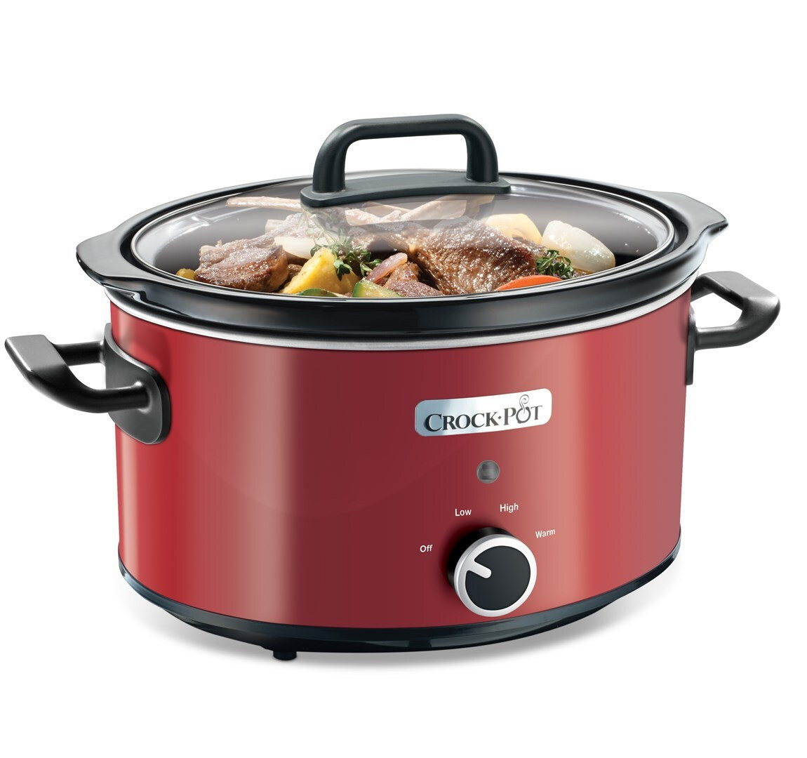 Crock-Pot Πολυμάγειρας με Χωρητικότητα 3.5lt Κόκκινος