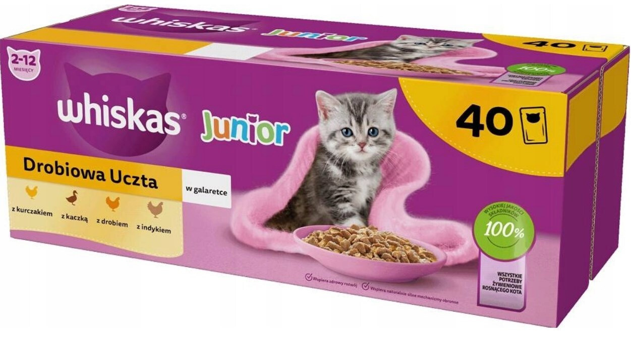 Whiskas Υγρή Τροφή 40x85gr