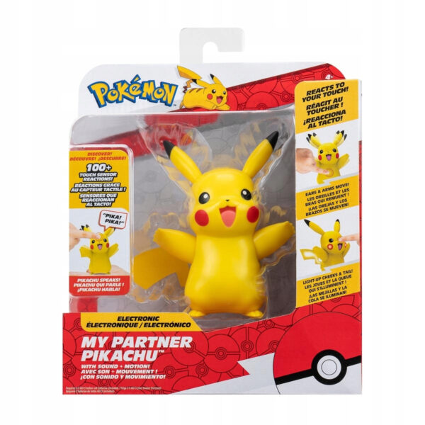 Pokemon Παιχνίδι Μινιατούρα Pokemon My Partner Pikachu 10εκ.