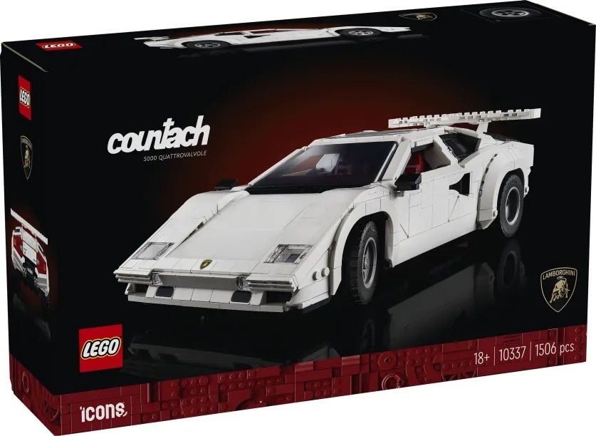 Lego Icons Lamborghini Countach 5000 Quattrovalvole για 18+ Ετών 1506τμχ