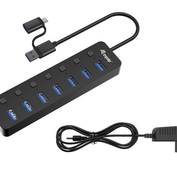 Equip USB 3.0 Hub 7 Θυρών με σύνδεση USB-A / USB-C
