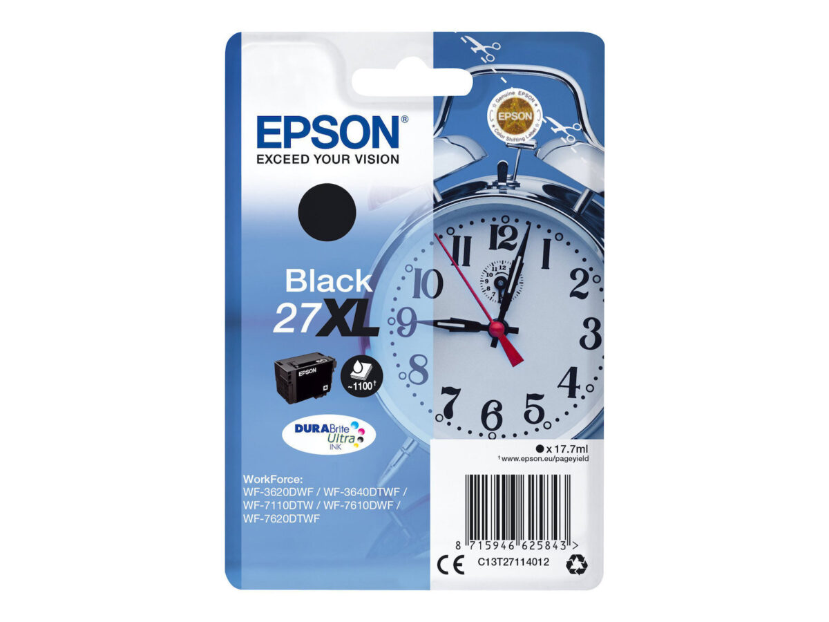Epson 27XL Γνήσιο Μελάνι Εκτυπωτή InkJet Μαύρο (C13T27114010 C13T27114012) - Image 3