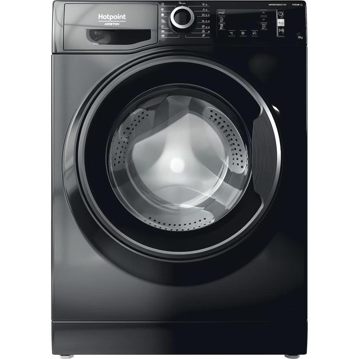 Hotpoint-Ariston 9kg Μαύρο NLCD 948 BS