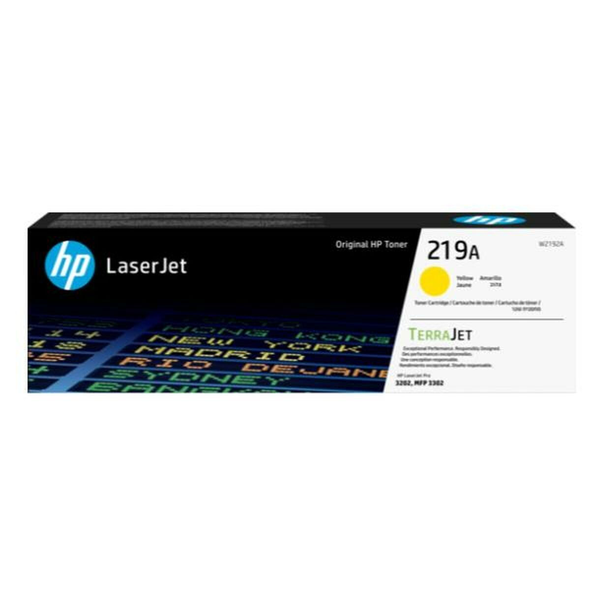 HP 219A Γνήσιο Toner Laser Εκτυπωτή Κίτρινο 1200 Σελίδων (W2192A) - Image 1