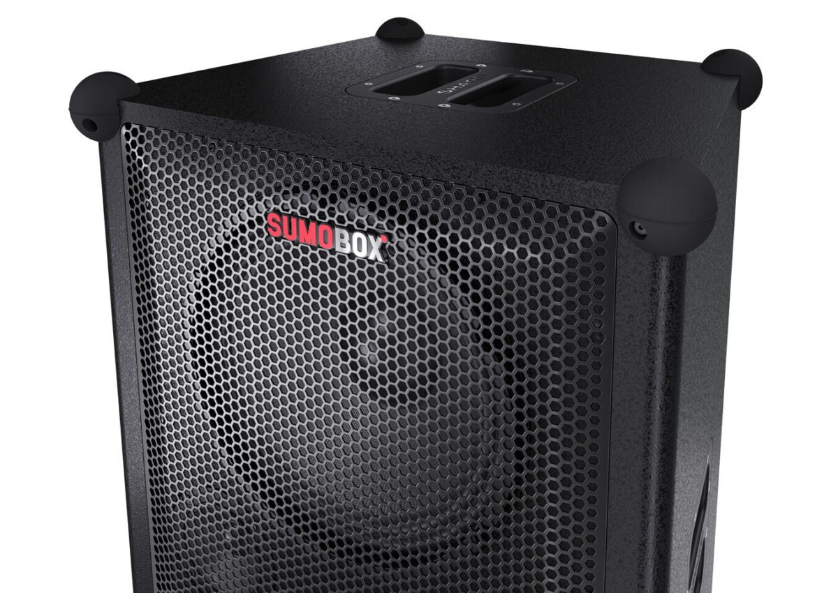 Sharp Ηχείο με λειτουργία Karaoke SumoBox Pro σε Μαύρο Χρώμα - Image 8