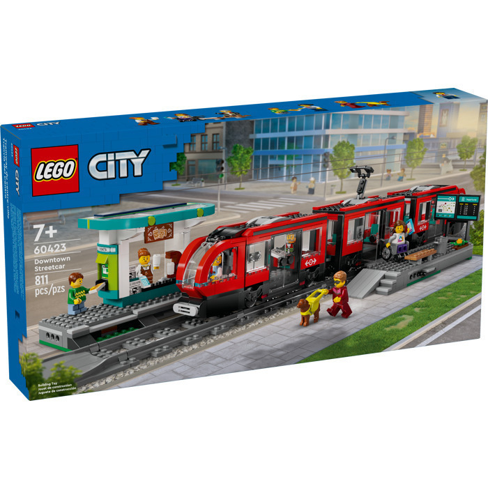 Lego City Downtown Streetcar and Station για 7+ Ετών 811τμχ - Image 1