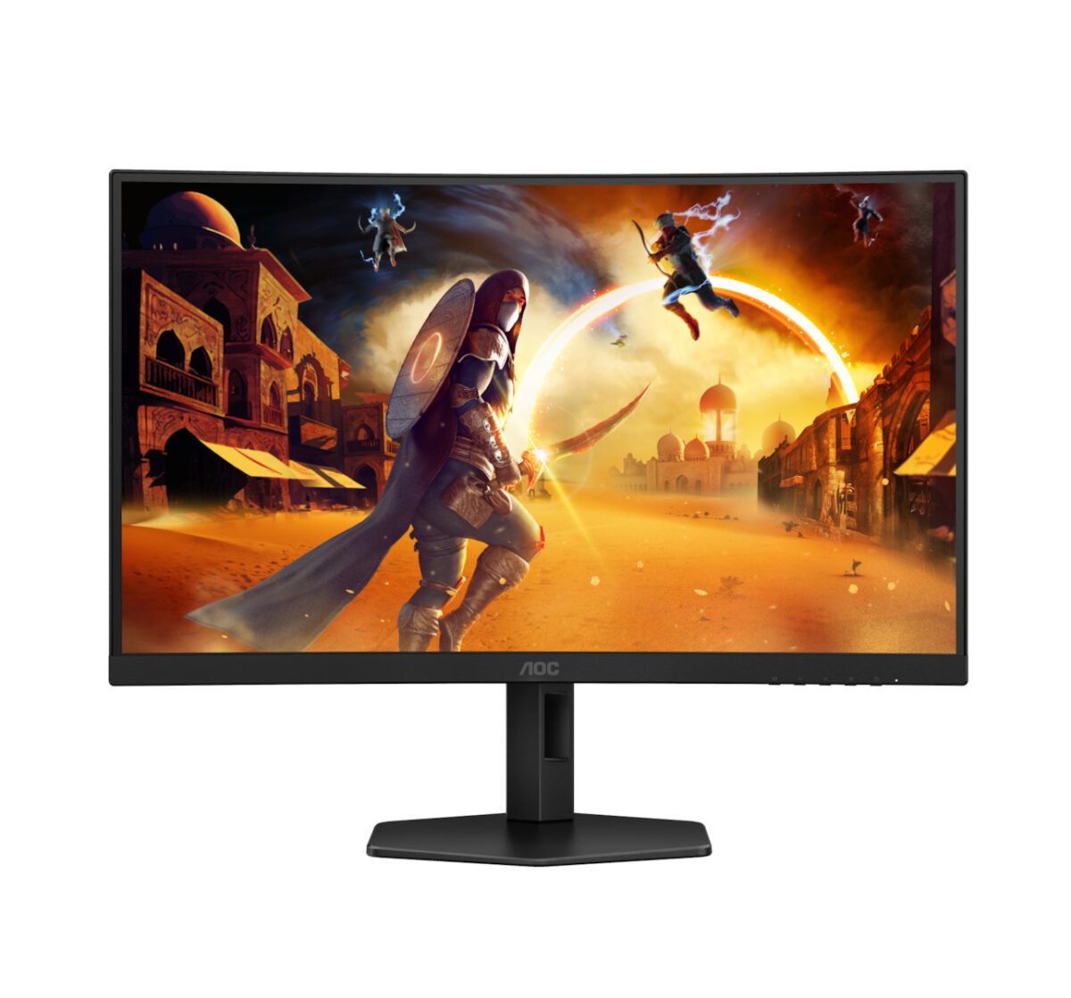AOC CQ27G4X 27" VA HDR Curved QHD 2560x1440 - Image 1