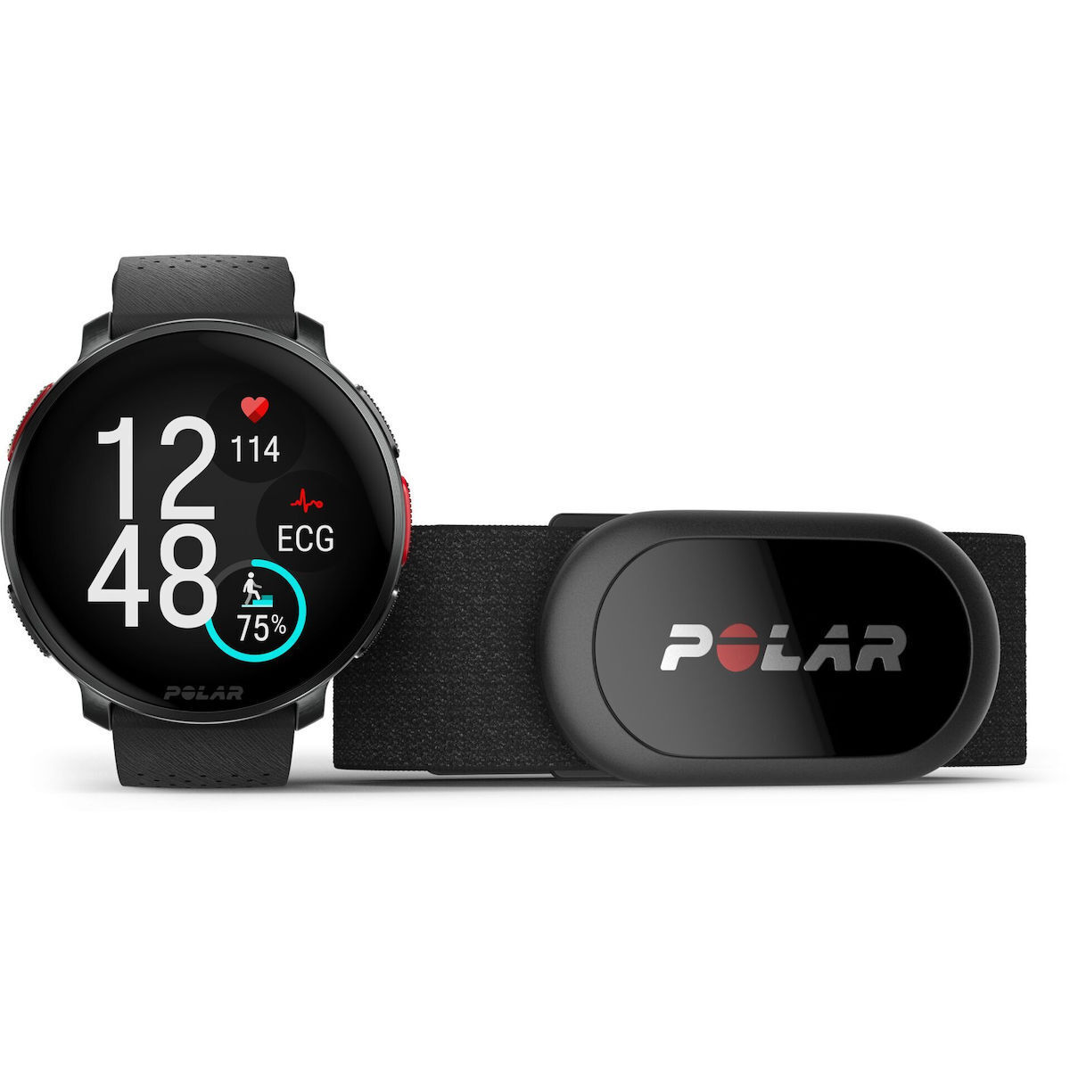 Polar Vantage V3 & H10 bundle S-L 47mm Night Black